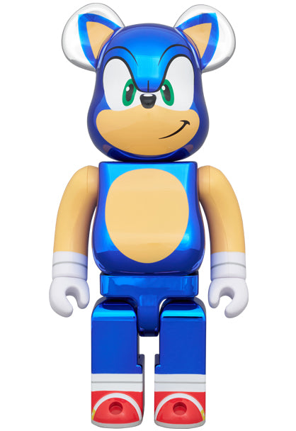 BE@RBRICK Sonic the Hedgehog Chrome Ver. 100% & 400% Japan version 