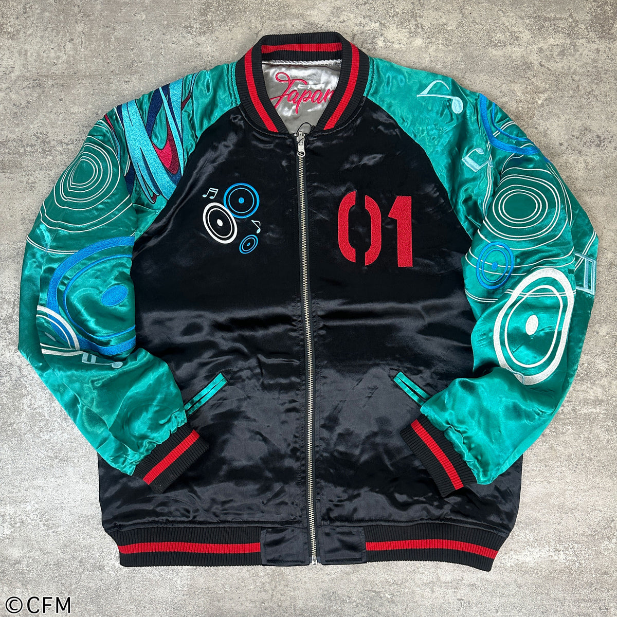 Karakuri Tamashii Hatsune Miku Reversible Sukajan Jacket Japan