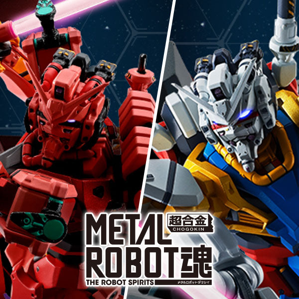 THE ROBOT SPIRITS gMS-a Red Gundam & RX-78-02 White Gundam