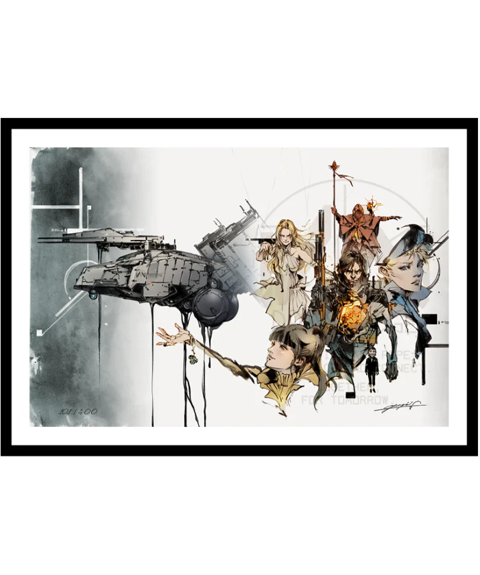 Kojima Productions NEW JOURNEY - Yoji Shinkawa Signed Framed Print