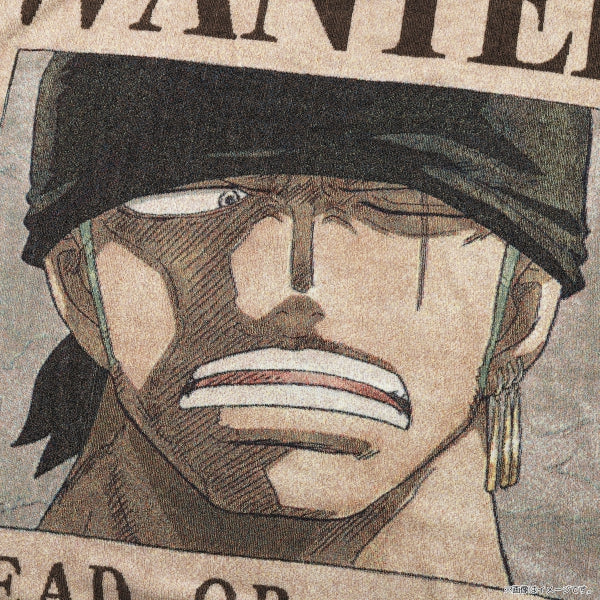 TOEI One Piece Gosai-ori Big Towel Wanted Poster (Zoro) Japan