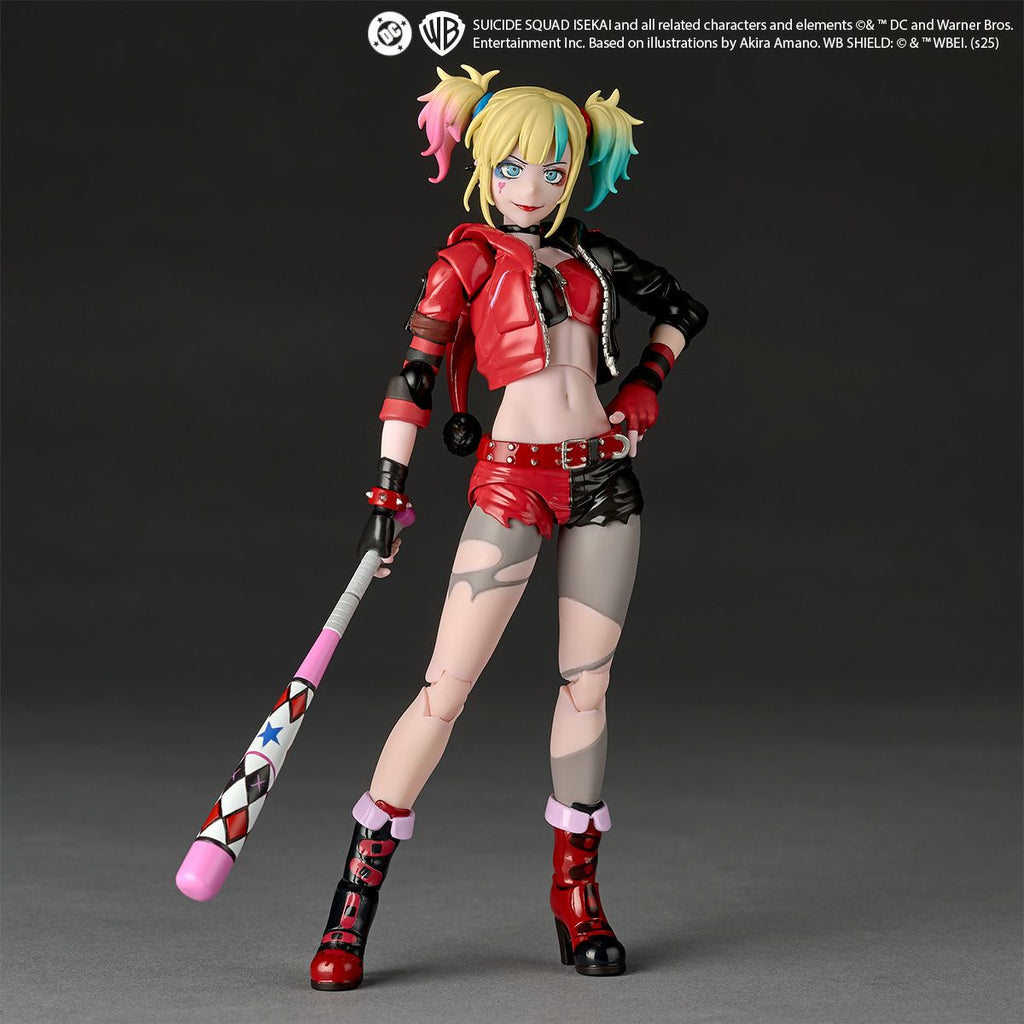 Kaiyodo Revoltech Amazing Yamaguchi Harley Quinn Suicide Squad Isekai Ver.