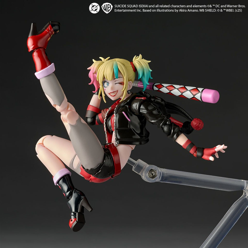 Kaiyodo Revoltech Amazing Yamaguchi Harley Quinn Suicide Squad Isekai Ver.