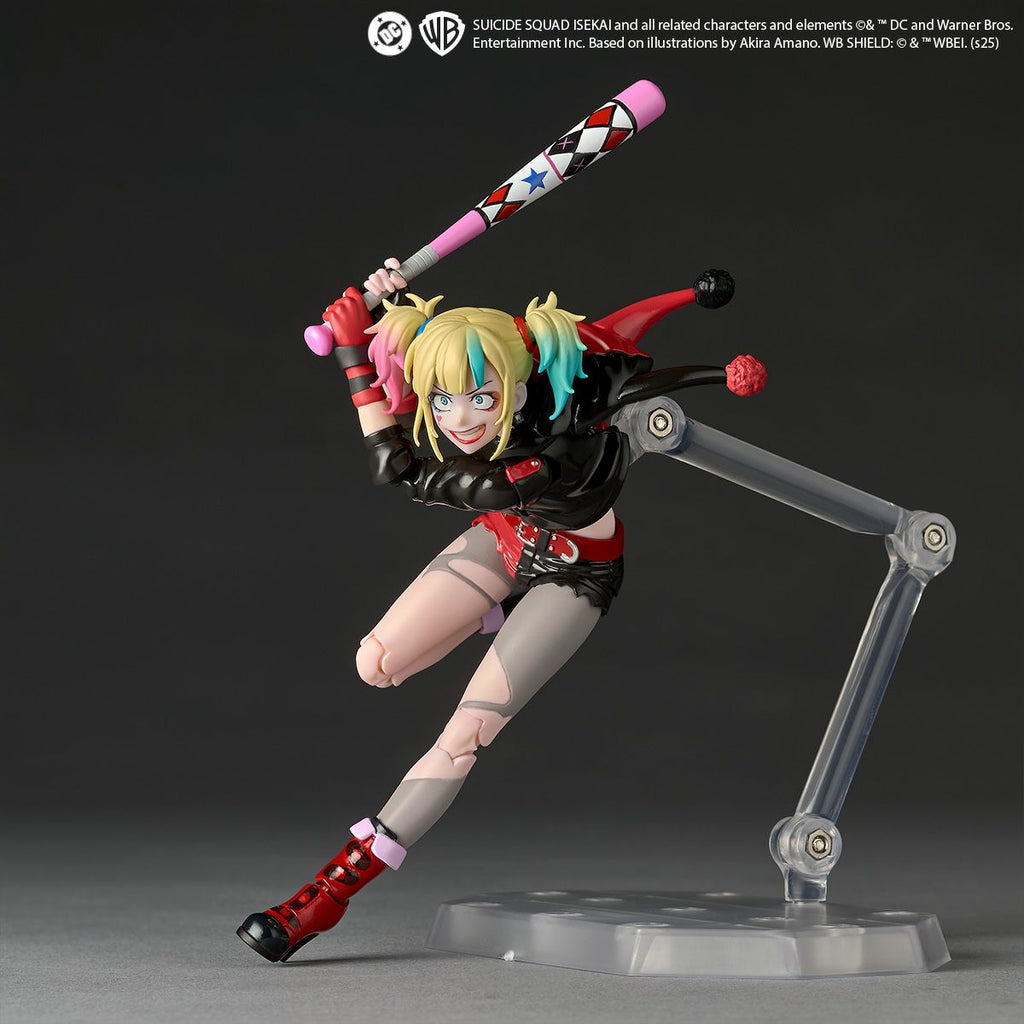 Kaiyodo Revoltech Amazing Yamaguchi Harley Quinn Suicide Squad Isekai Ver.