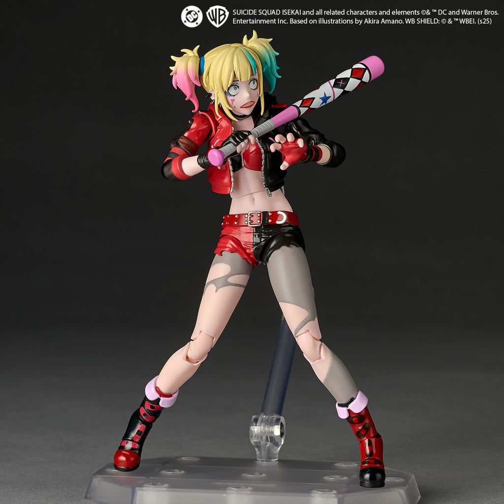 Kaiyodo Revoltech Amazing Yamaguchi Harley Quinn Suicide Squad Isekai Ver.