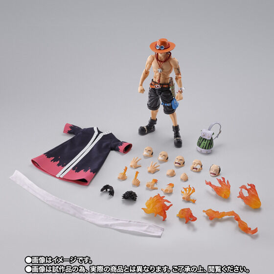 Bandai S.H.Figuarts Portgas D. Ace -Fire Fist- Japan version