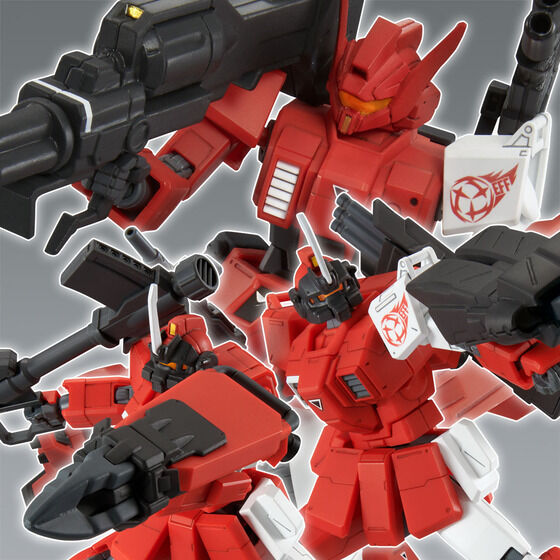 HG 1/144 Red Giant 03rd MS Team Set Japan version