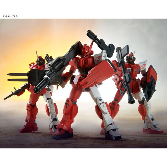 HG 1/144 Red Giant 03rd MS Team Set Japan version