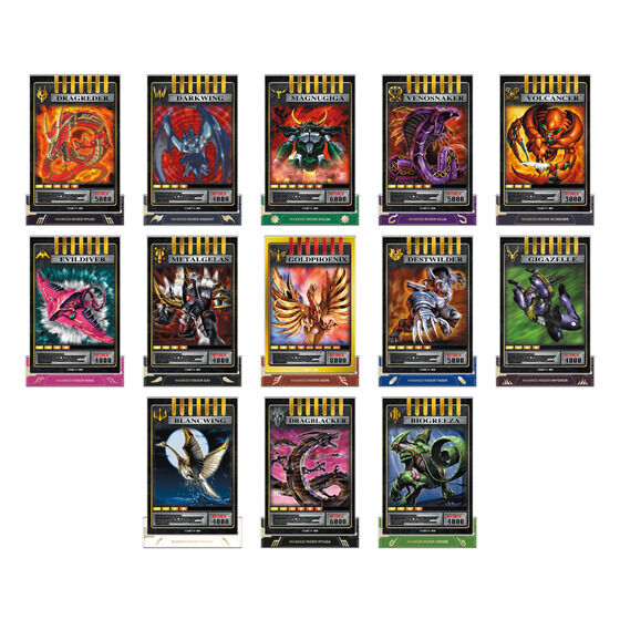 Kamen Rider Ryuki Mirror World Acrylic Sheet Stand Collection Complete ...