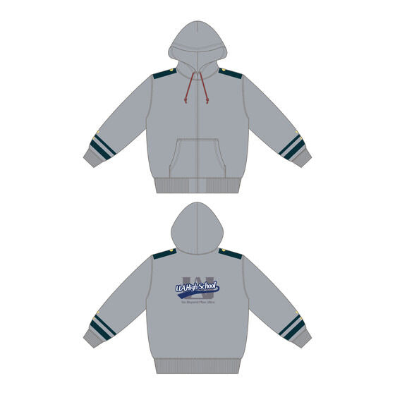 My Hero Academia U.A. High School Open School Uniform-Style Hoodie Japan version
