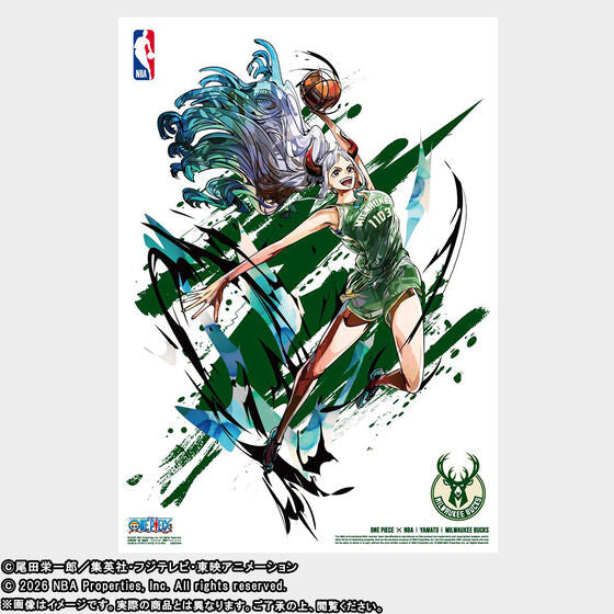ONE PIECE × NBA MINI POSTER SET Japan version | PREMIUM LUNA PARK