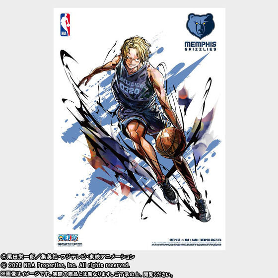ONE PIECE × NBA MINI POSTER SET Japan version | PREMIUM LUNA PARK