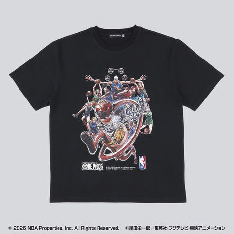 ONE PIECE × NBA T-Shirts - Group Art Japan version | PREMIUM LUNA PARK