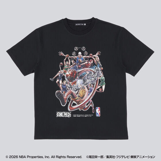 ONE PIECE × NBA T-Shirts - Group Art Japan version | PREMIUM LUNA PARK