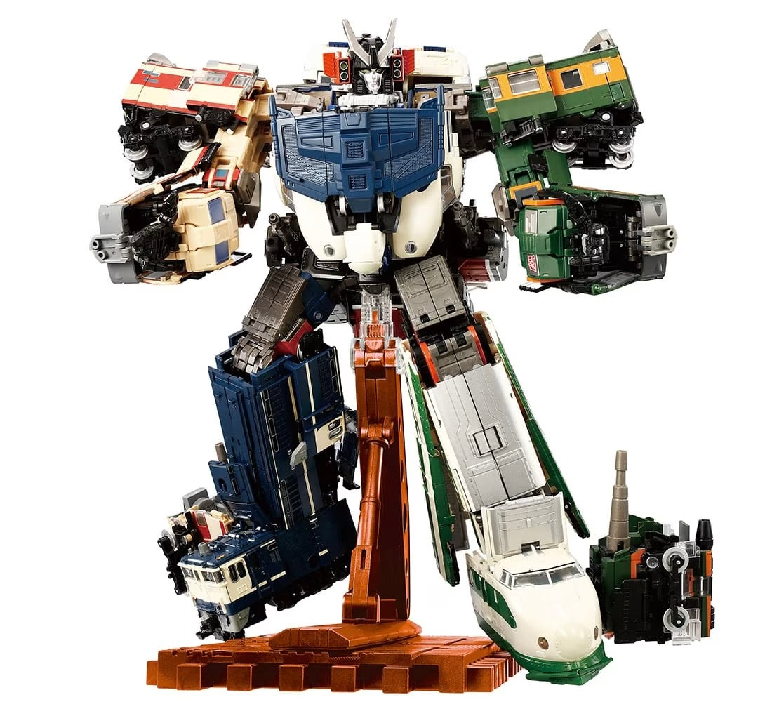 Takara Tomy Transformers MPG Trainbot Raiden Complete Set Japan versio ...