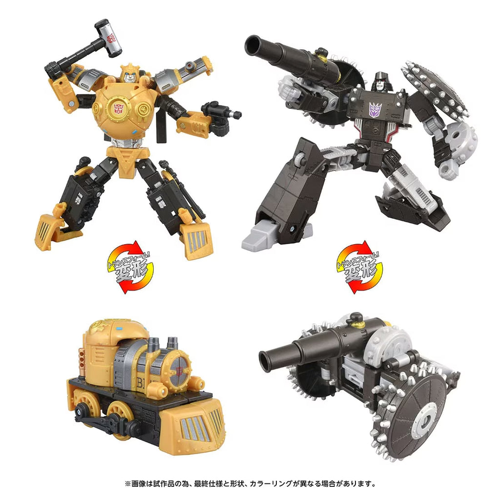 Transformers Timelines Heart of Steel Bumblebee & Megatron Japan version