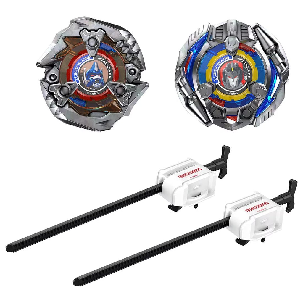 BEYBLADE X BX-00 Double Starter Transformers Optimus Primal/Starscream