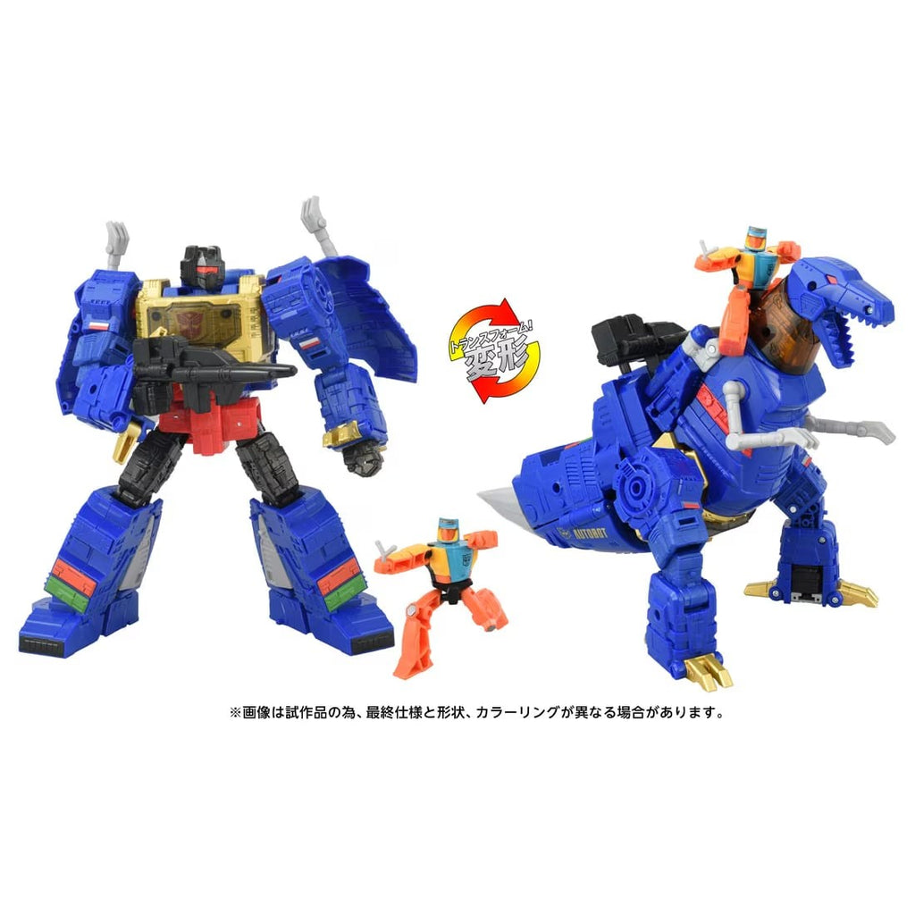 Transformers AOTP-09 Grimlock (G2 Universe) & Wheelie Japan version