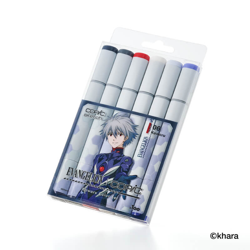 EVANGELION×COPIC COPIC Sketch 6-Pen Set Japan version | PREMIUM