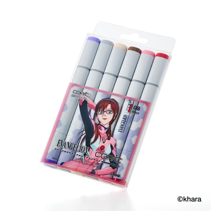 EVANGELION×COPIC COPIC Sketch 6-Pen Set Japan version | PREMIUM