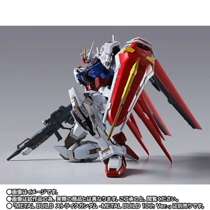 METAL BUILD Strike Gundam 10th Ver. & Aile Striker 10th Ver. set Japan version