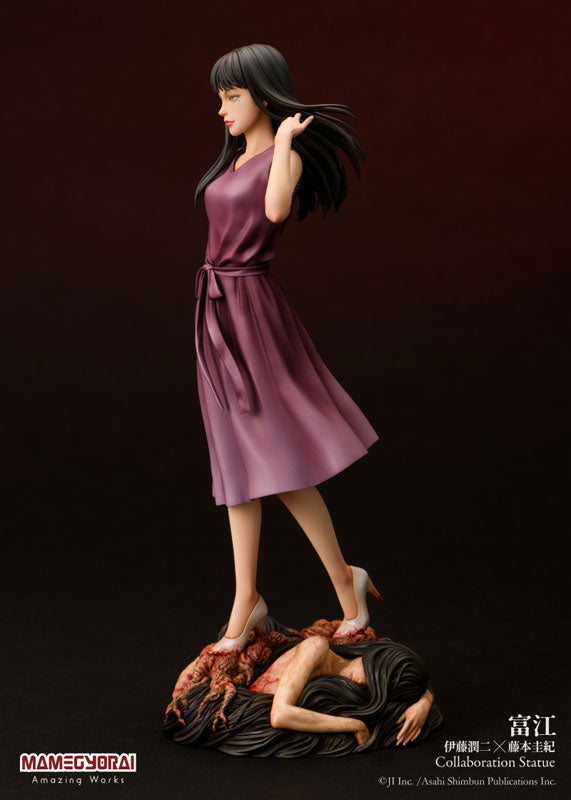 Junji Ito × Yoshiki Fujimoto 「Tomie」collaboration statue Japan version