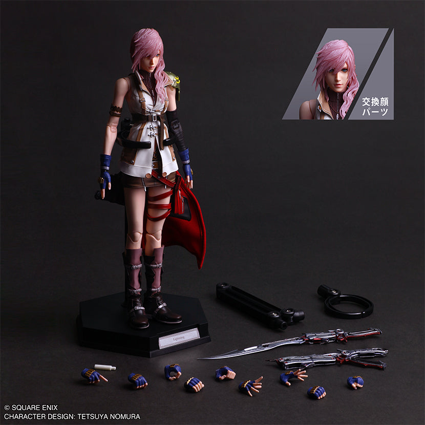 FINAL FANTASY XIII PLAY ARTS SHIN Lightning Japan version