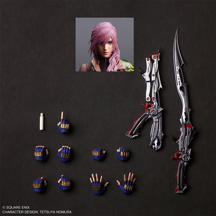 FINAL FANTASY XIII PLAY ARTS SHIN Lightning Japan version