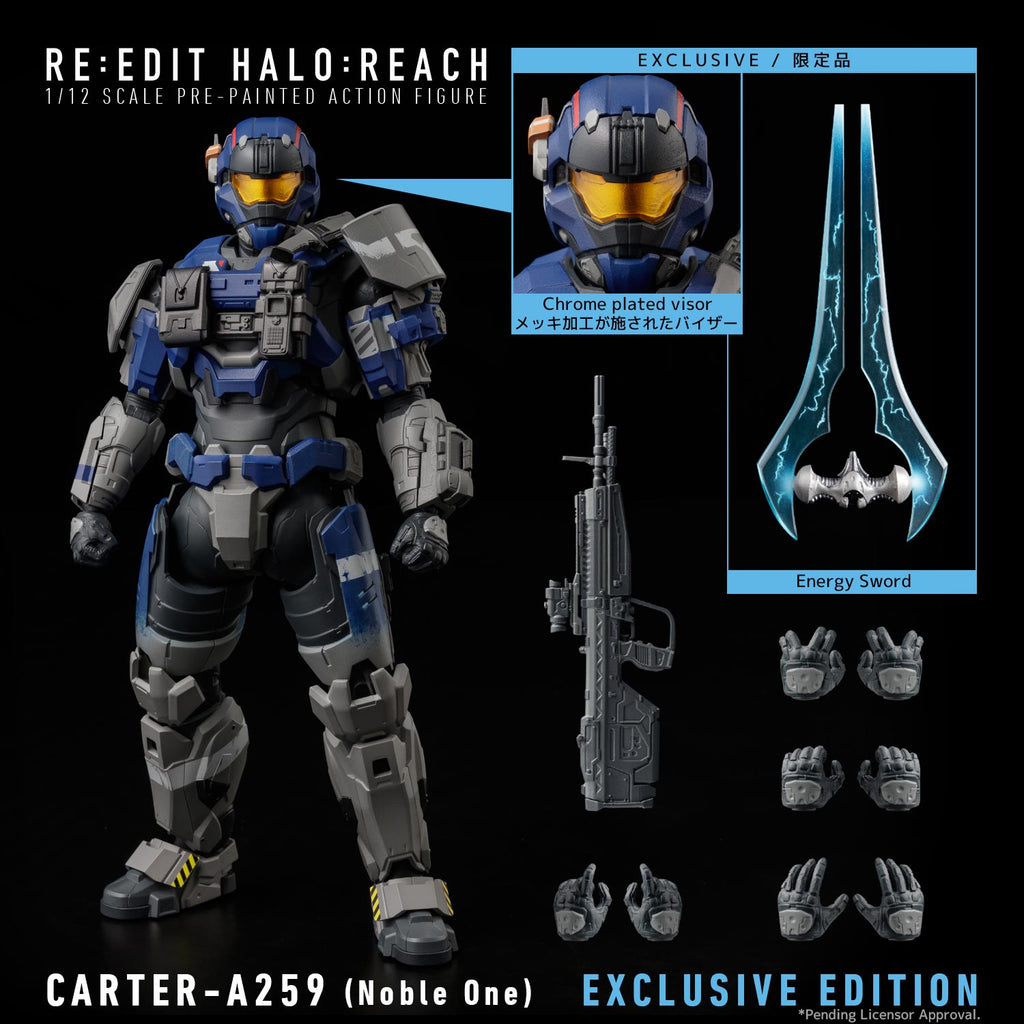 1000toys RE:EDIT HALO:REACH 1/12 SCALE CARTER-A259 (Noble One) EXCLUSIVE EDITION