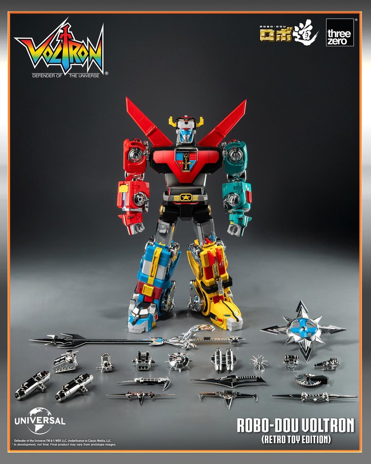 Voltron: Defender of the Universe ROBO-DOU Voltron (Retro Toy Edition)
