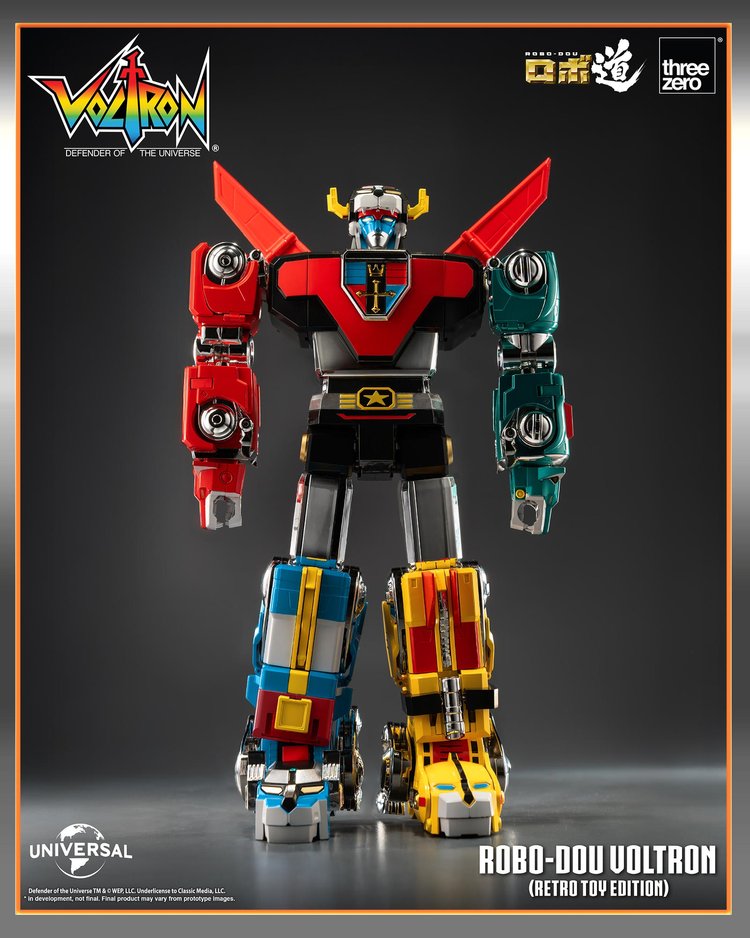 Voltron: Defender of the Universe ROBO-DOU Voltron (Retro Toy Edition)