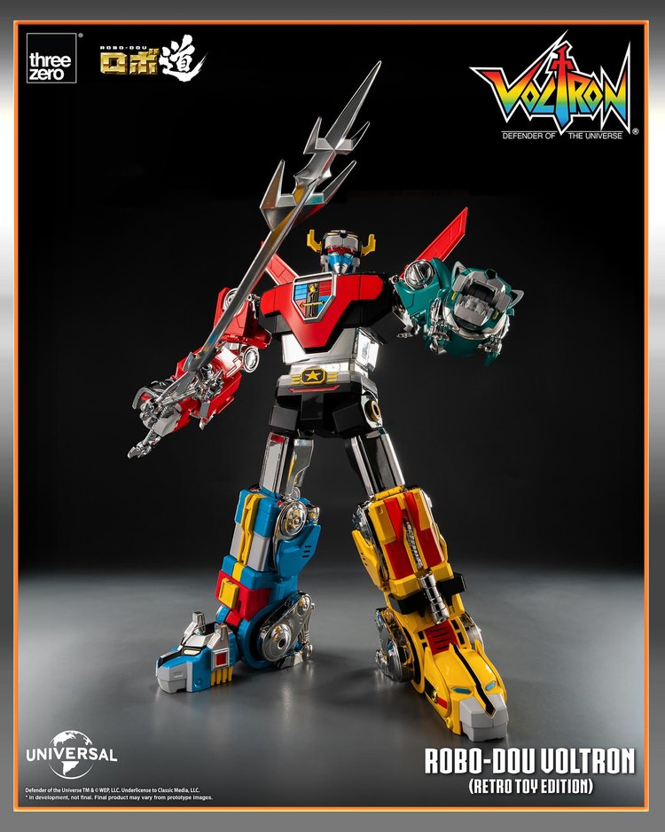 Voltron: Defender of the Universe ROBO-DOU Voltron (Retro Toy Edition)
