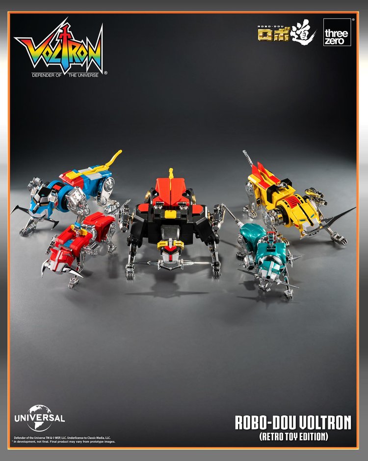 Voltron: Defender of the Universe ROBO-DOU Voltron (Retro Toy Edition)