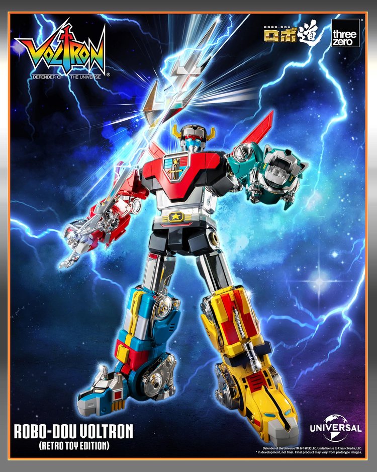 Voltron: Defender of the Universe ROBO-DOU Voltron (Retro Toy Edition)
