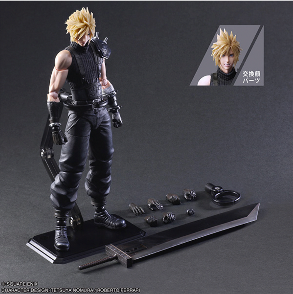 FINAL FANTASY Ⅶ Rebirth PLAY ARTS KAI Cloud Strife Japan version