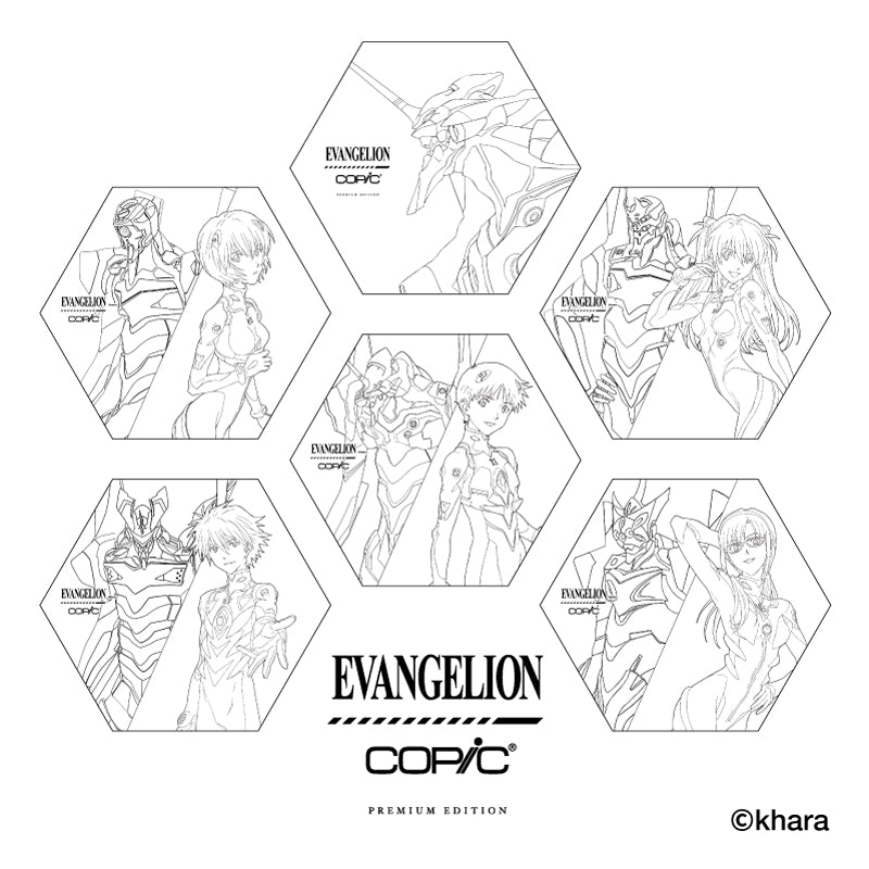 EVANGELION×COPIC EVA Color Set Premium Edition Japan version | PREMIUM ...