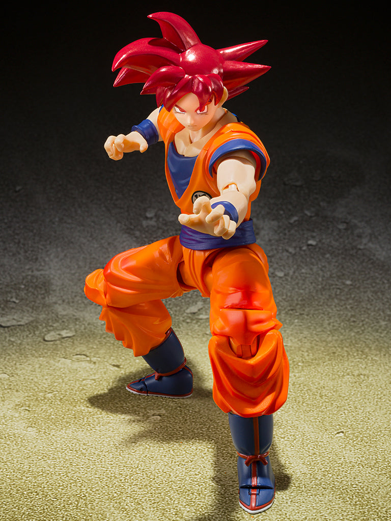 S.H.Figuart Super Saiyan God Son Goku -Saiyan God of Virute- Japan version