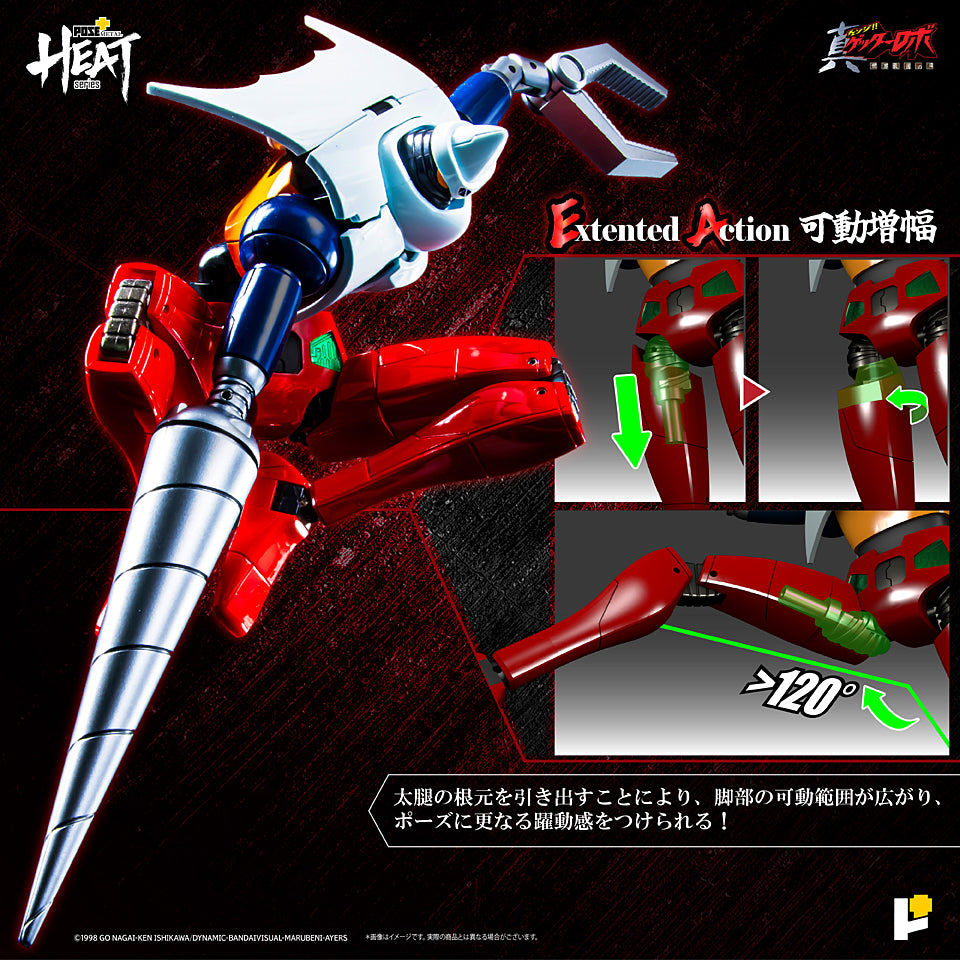 POSE + METAL HEAT series Getter 2 Getter Robot The Last Day ver. Japan version