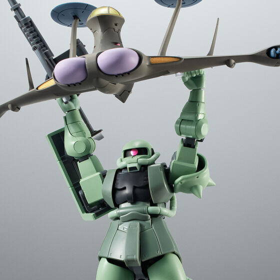 THE ROBOT SPIRITS Zaku ll & Zeon's Reconnaissance Aircraft set ver. A.N.I.M.E.