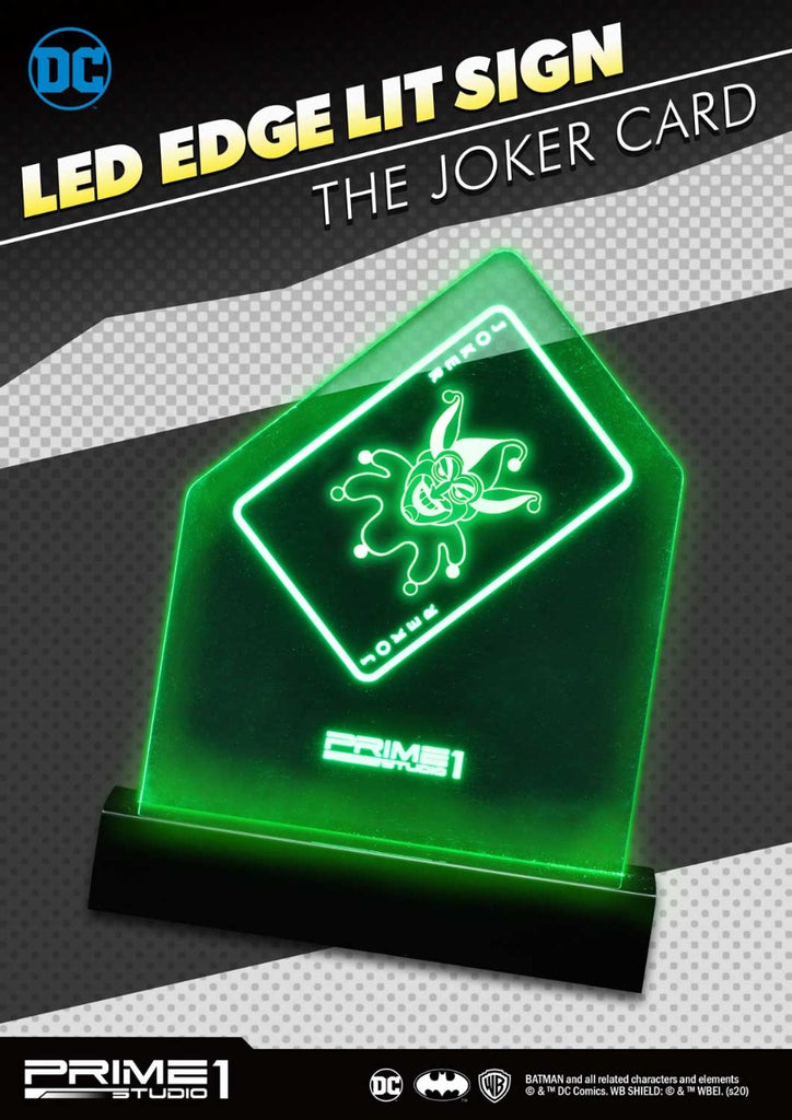 DC LED Edge Lit Sign The Joker card Japan version