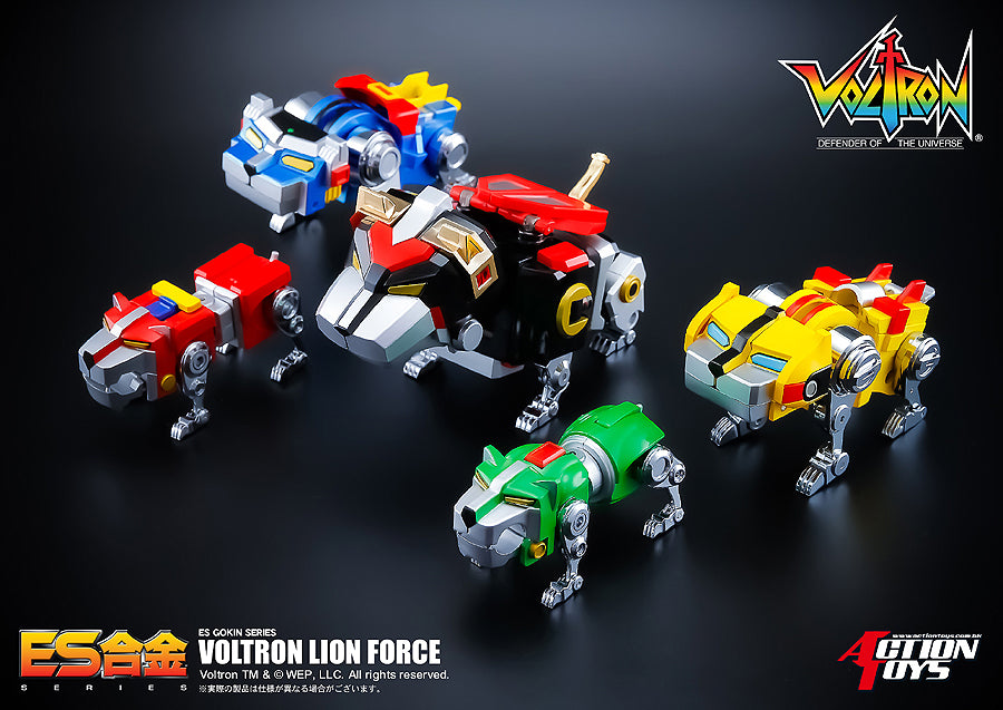 ES Gokin Voltron Lion Force Japan version